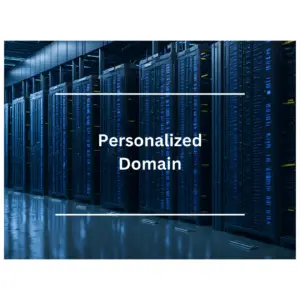 Server room with Custom Domain subscription offer